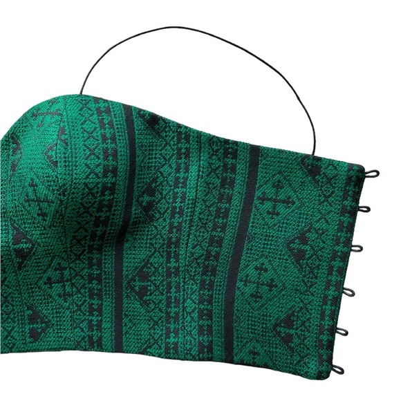 ⭐️2 for $140⭐️ Crop Top - free size - Corset Vintage Tapestry - Picture 2 of 3
